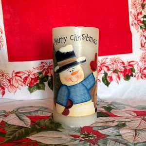 ☃️FREE ⛄️snowman candle **